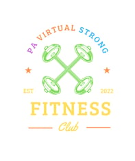 Copy of Black and White Barbell Icon Fitness Logo