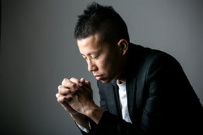 Praying man