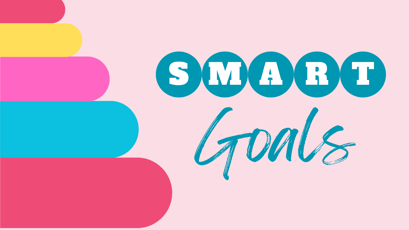 SMART Goals Education Presentation in Colorful Graphic Style