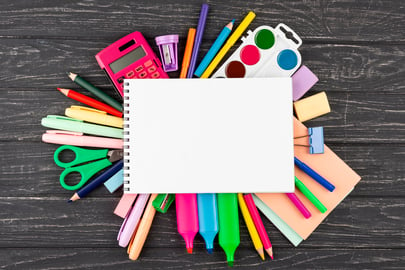 back-to-school-background-with-school-supplies-background-free-photo